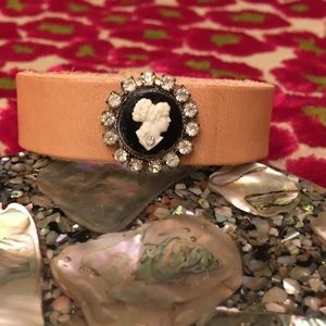 Leather cuff bracelet
